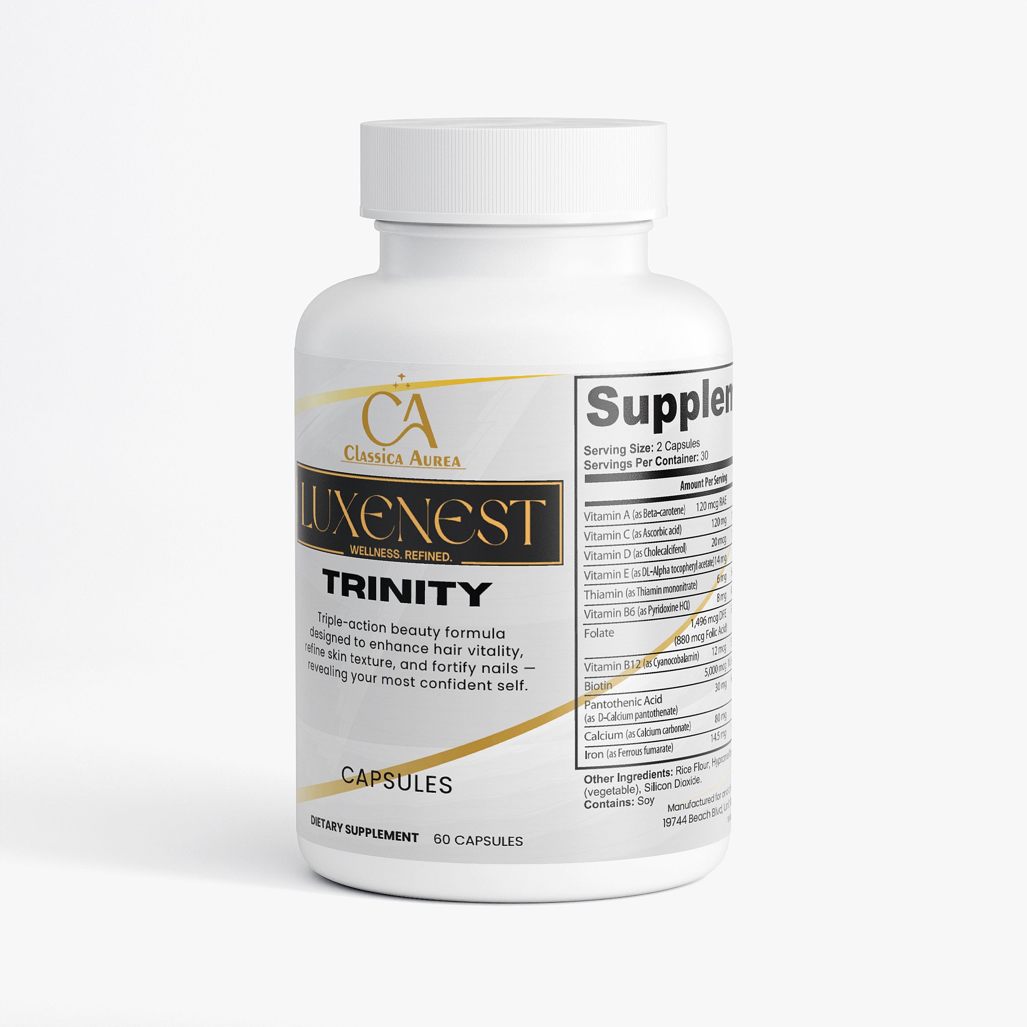 LUXENEST TRINITY – Hair, Skin & Nails Essentials