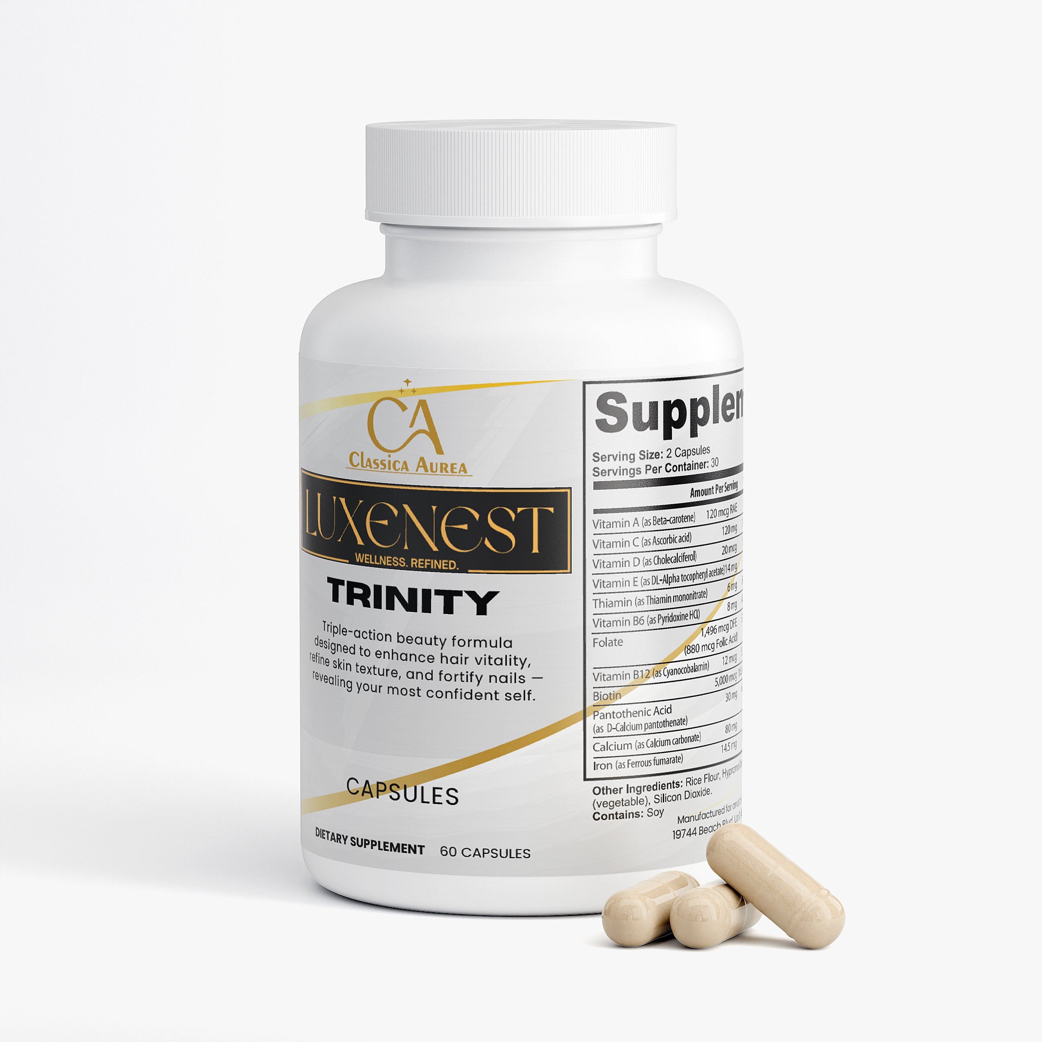 LUXENEST TRINITY – Hair, Skin & Nails Essentials